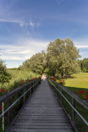 Nature trail at the Lake Tisza Ecocentre in Poroszlo © skovalsky