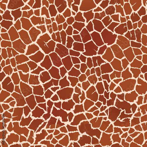 Somali giraffe skin vector seamless pattern