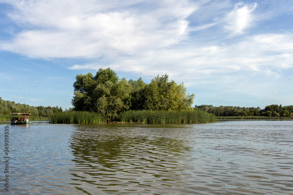 Obraz premium Lake Tisza at Poroszlo