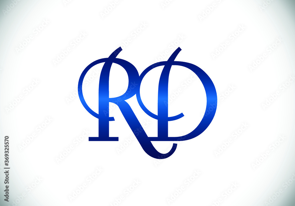 Initial Monogram Letter R D Logo Design Vector Template. R D monogram Logo. Initial Monogram Letter R D Logo Design Vector Template. R D monogram Logo.