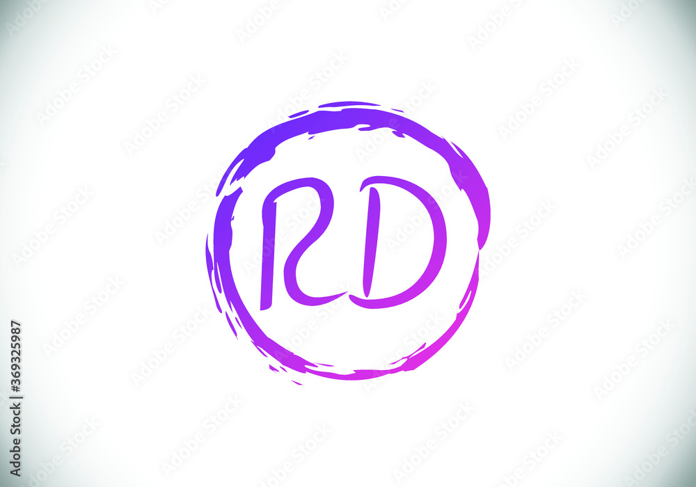 Initial Monogram Letter R D Logo Design Vector Template. R D monogram Logo. Initial Monogram Letter R D Logo Design Vector Template. R D monogram Logo.