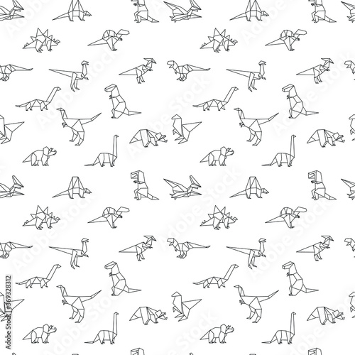 Dino pattern, vector
