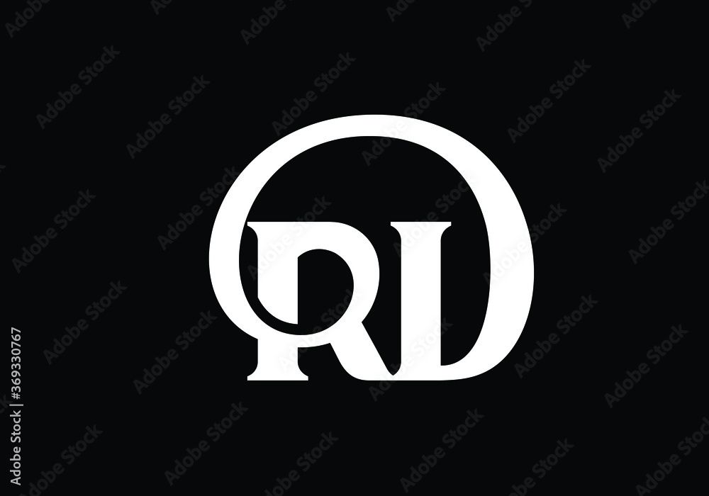 Initial Monogram Letter R D Logo Design Vector Template. R D monogram Logo. Initial Monogram Letter R D Logo Design Vector Template. R D monogram Logo.