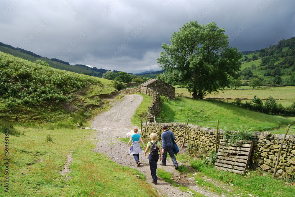 Hill Walking, Lake District, Cumbria, England