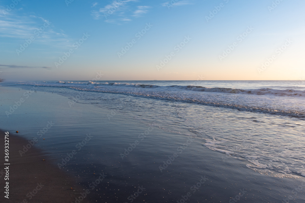 Morning sunrise on the beach