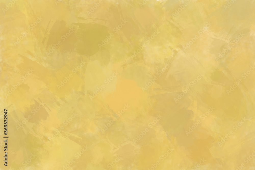 Abstract watercolor brush  background in yellow