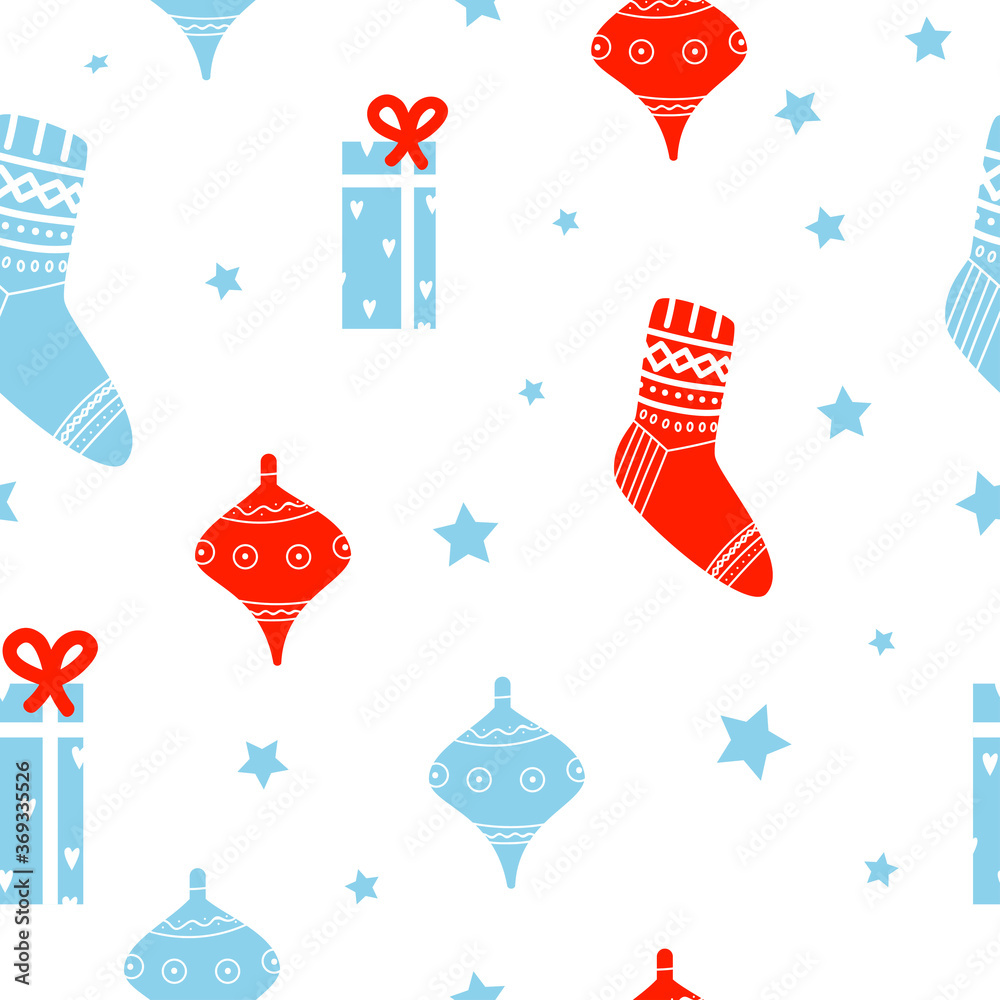 Christmas seamless pattern Christmas seamless pattern