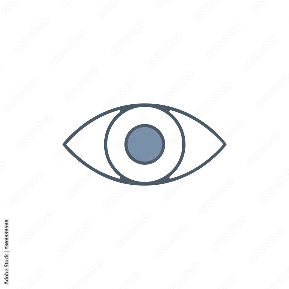 Eye sight icon, eyeball vision sign. eyesight symbol. Stock vector illustration isolated Eye sight icon, eyeball vision sign. eyesight symbol. Stock vector illustration isolated
