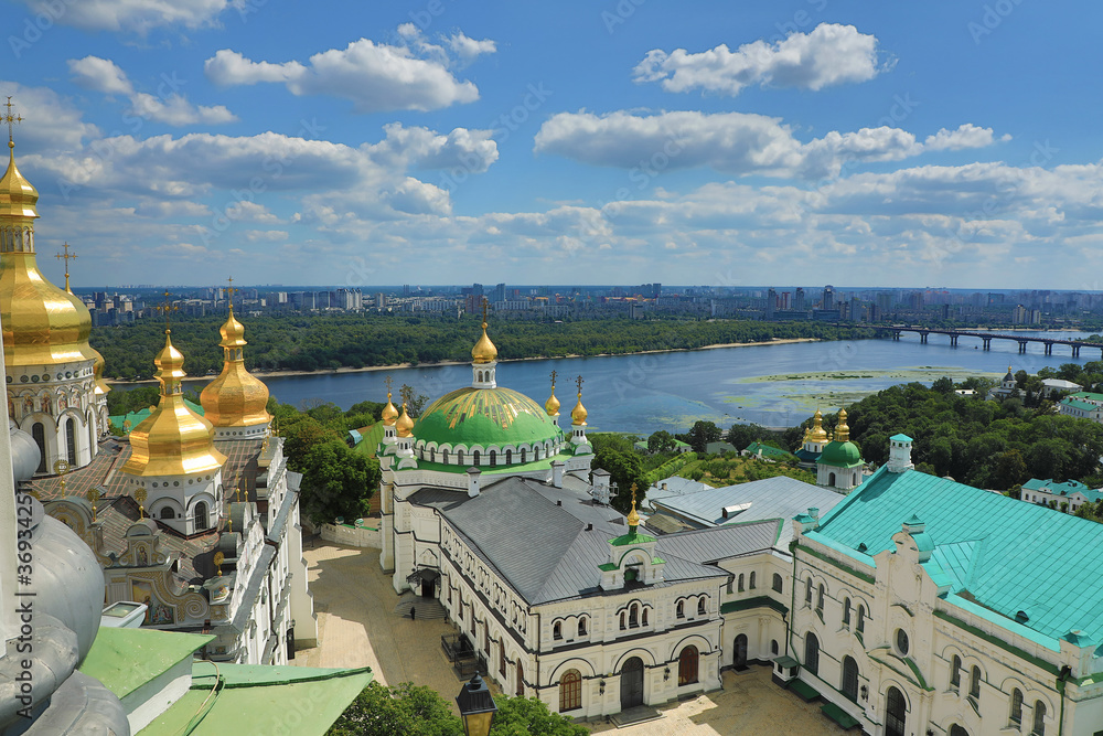View of the Kyiv Pechersk Lavra in Kyiv, Ukraine