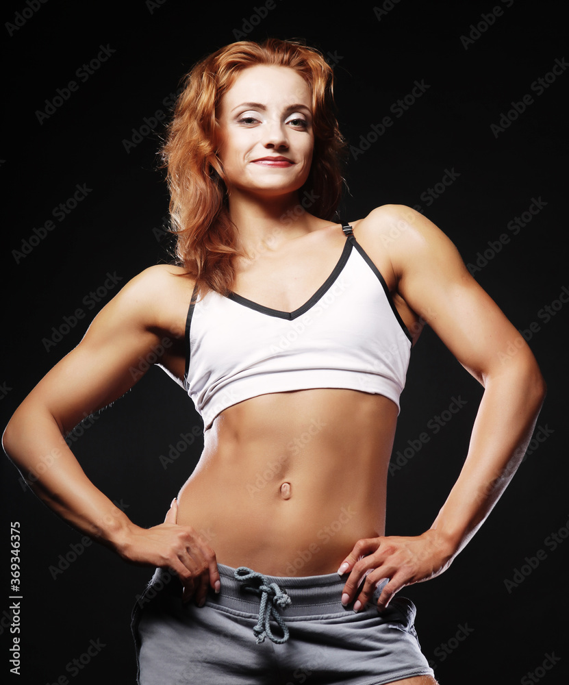 Athletic young woman Athletic young woman