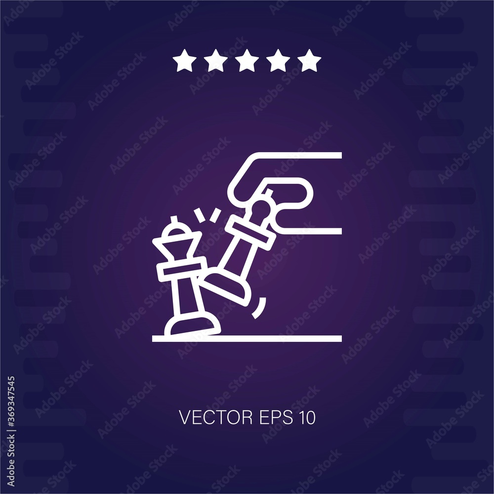 strategy vector icon modern illustration strategy vector icon modern illustration