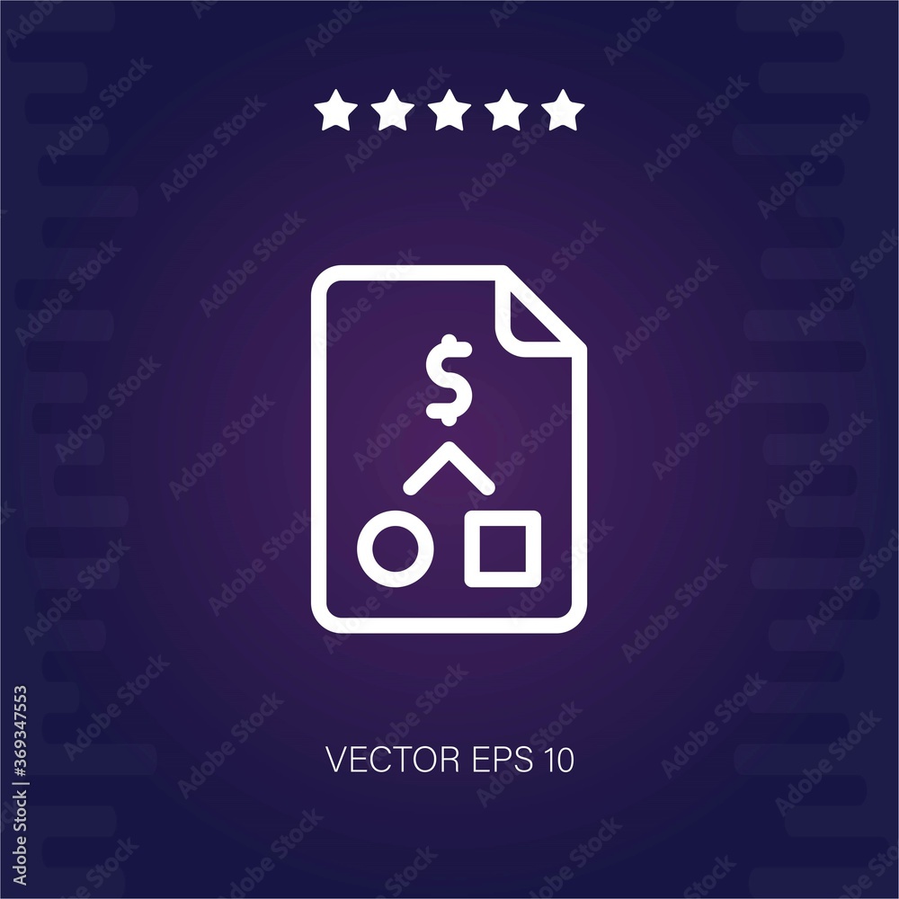 strategy vector icon modern illustration strategy vector icon modern illustration