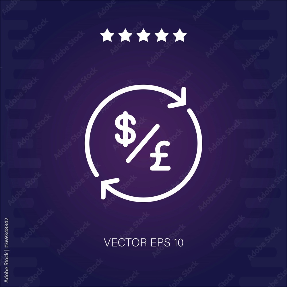 exchange vector icon modern illustration exchange vector icon modern illustration