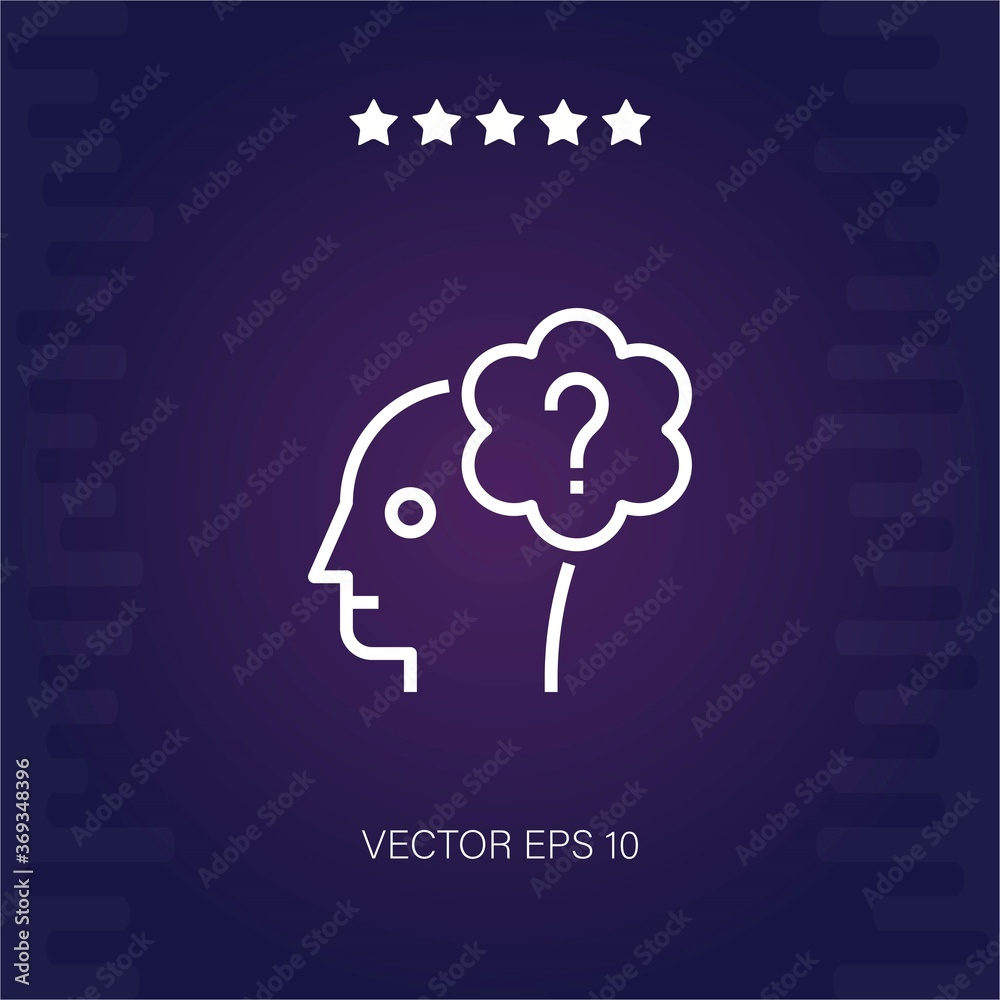 problem vector icon modern illustration problem vector icon modern illustration