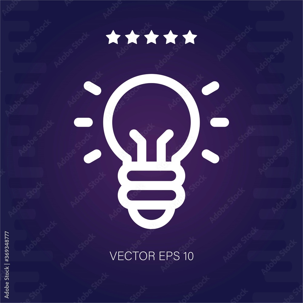 idea vector icon modern illustration idea vector icon modern illustration
