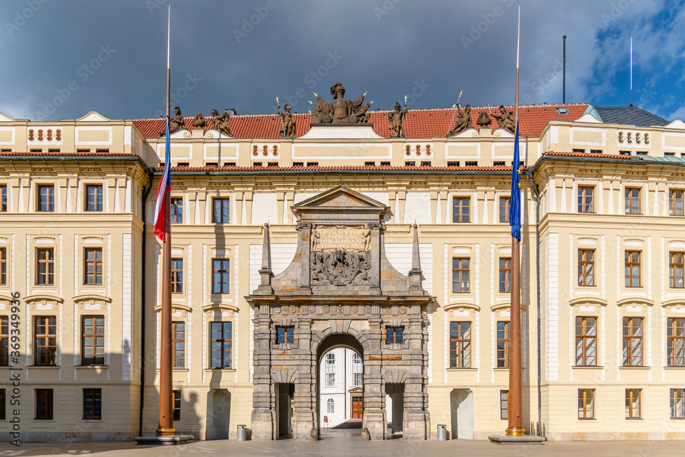 Matthias Gate between the First and the Second Courtyard of Prague Castle, Praha, Czech Republic