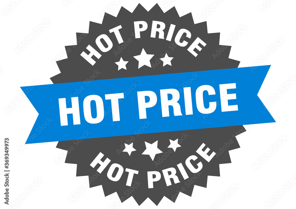 hot price round isolated ribbon label. hot price sign hot price round isolated ribbon label. hot price sign