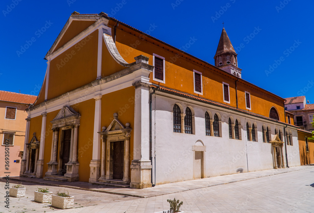 Catholic St. Simeon's Church in Zadar, Croatia