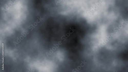 Moving gray and black abstract fog