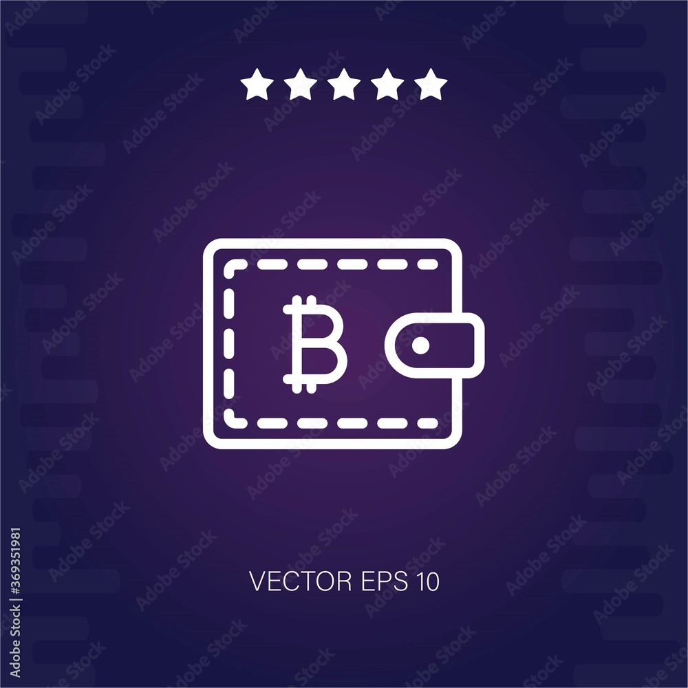 wallet vector icon modern illustration wallet vector icon modern illustration
