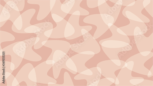 Mid-Century Boomerang Vector Pattern 
