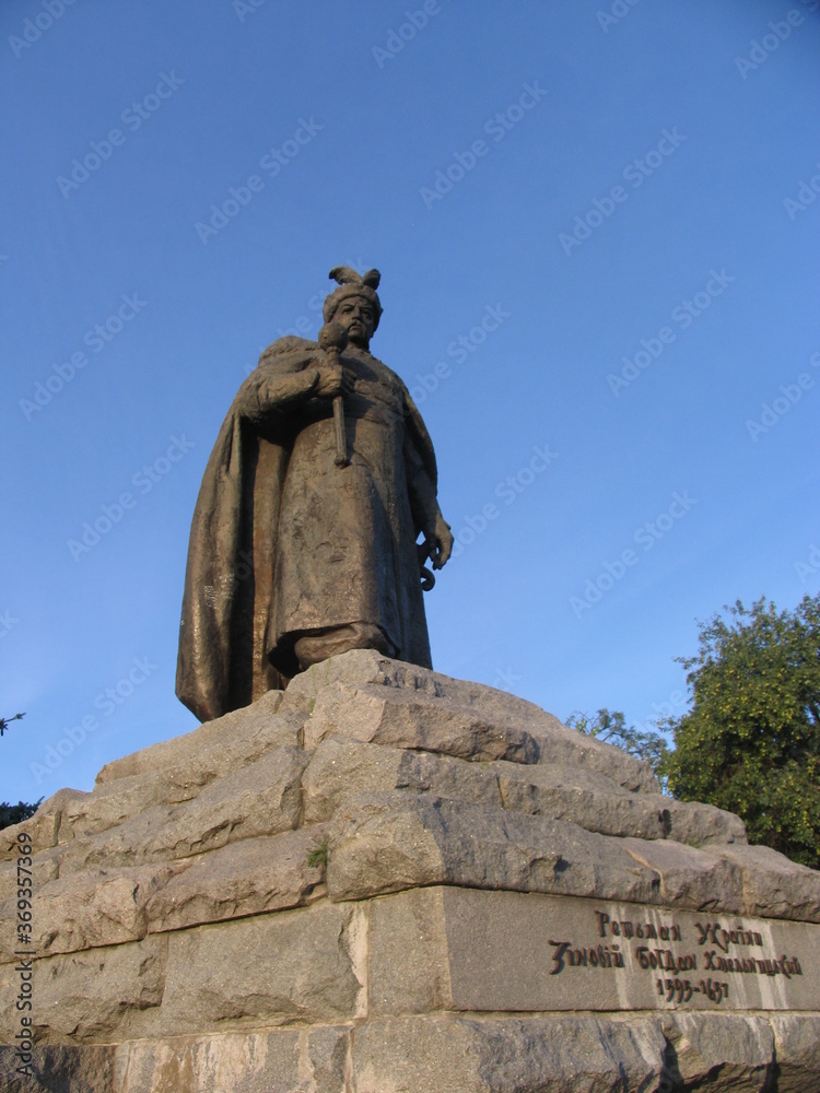 monument to Bogdan Khmelnitsky in the city of Cherkasy
