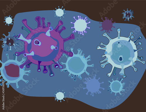 Coronavirus COVID-19 disease molecule SARS-COV2