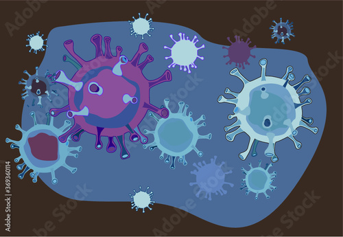 Coronavirus COVID-19 disease molecule SARS-COV2