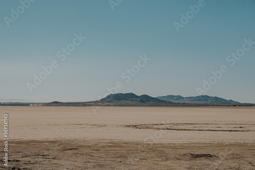 El Mirage Dry Lakebed desert Landscape in mid day
