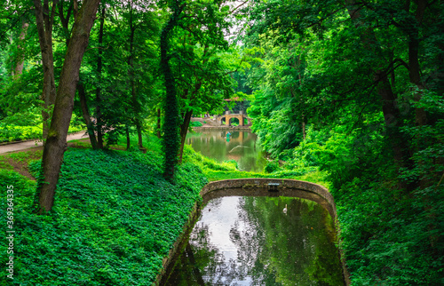 Alexandria park in Bila Tserkva, Ukraine photo