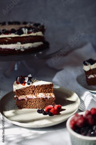 Ciasto czekoladowe - tort czekoladowy