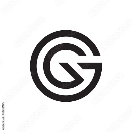 letter GG logo design