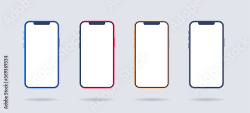 Mobile phones vector illustration