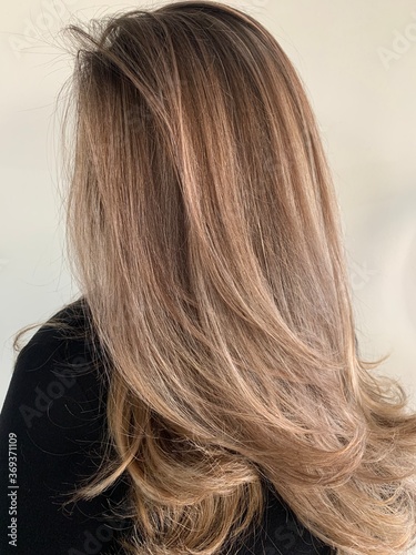 woman with long hair