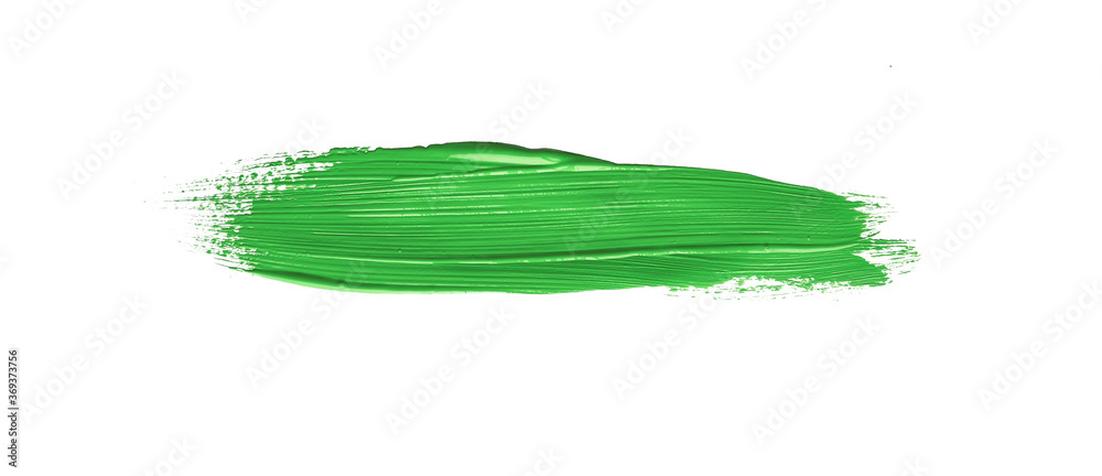 Green chroma brush stroke paiting over isolated background, canvas watercolor texture Green chroma brush stroke paiting over isolated background, canvas watercolor texture