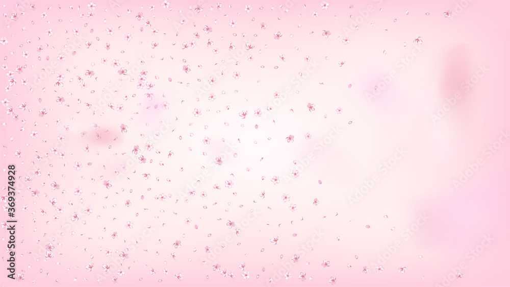 Nice Sakura Blossom Isolated Vector. Summer Flying 3d Petals Wedding Frame. Japanese Gradient Flowers Illustration. Valentine, Mother's Day Pastel Nice Sakura Blossom Isolated on Rose Nice Sakura Blossom Isolated Vector. Summer Flying 3d Petals Wedding Frame. Japanese Gradient Flowers Illustration. Valentine, Mother's Day Pastel Nice Sakura Blossom Isolated on Rose