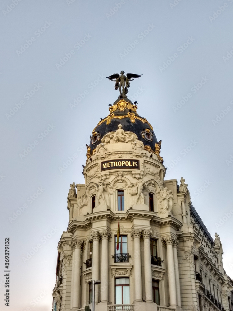 Metropolis, City Madrid Spain - Europe