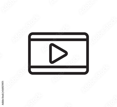 Video icon vector logo design illustration Free Download Video icon vector logo design illustration - GFXLoad