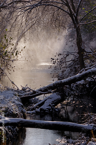 Snow dust on the Creek
