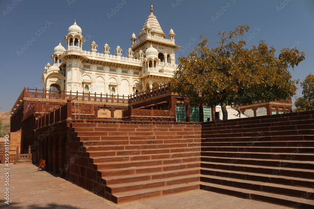 Temple with stairs