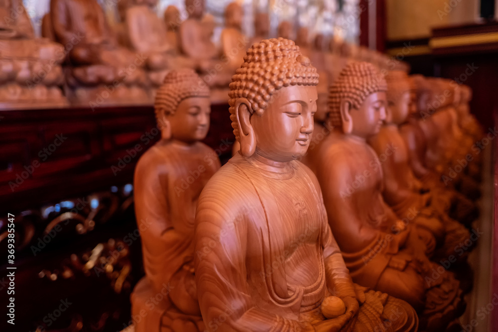 Fototapeta premium Wooden buddha