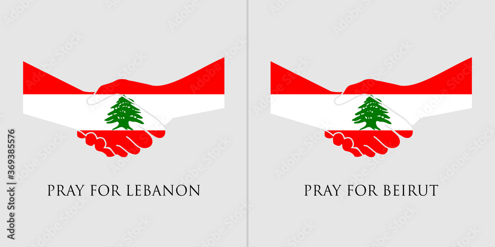 Obraz premium módlcie się za Liban i módlcie się o ilustrację wektorową Bejrutu módlcie się o ilustracji wektorowych w Bejrucie. flaga libanu od masowej eksplozji. projektowanie dla ludzkości, pokoju, darowizn, dobroczynności a