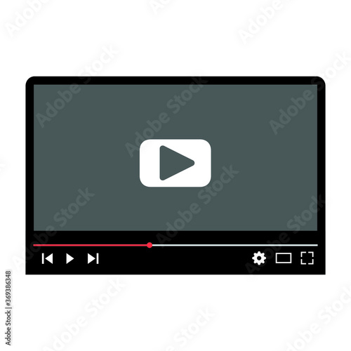 video player for web vector