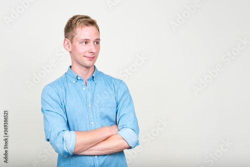 Portrait of young handsome businessman with blond hair © Ranta Images