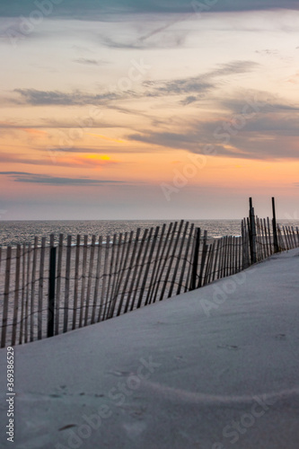 Pastel Sunset on the Beach © Erica