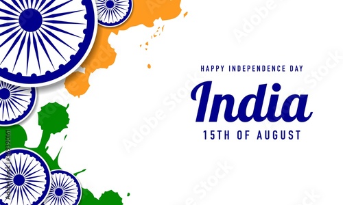India Independence Day Background.