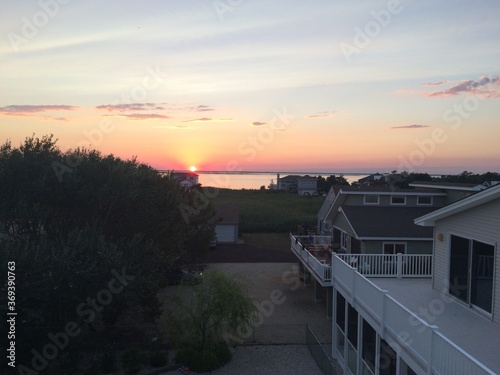 Sunset on the Sea
