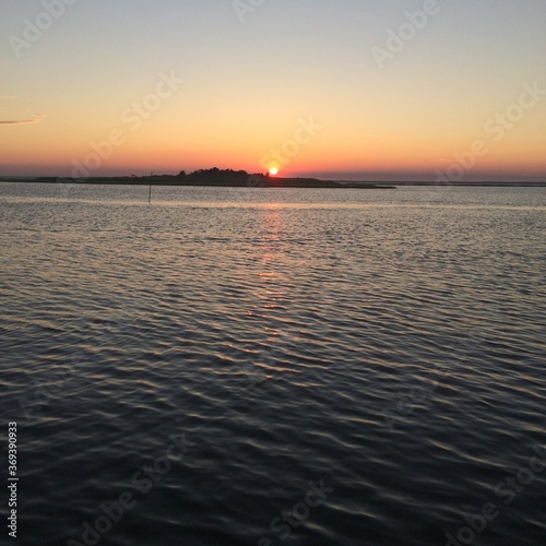 Sunset on the Sea