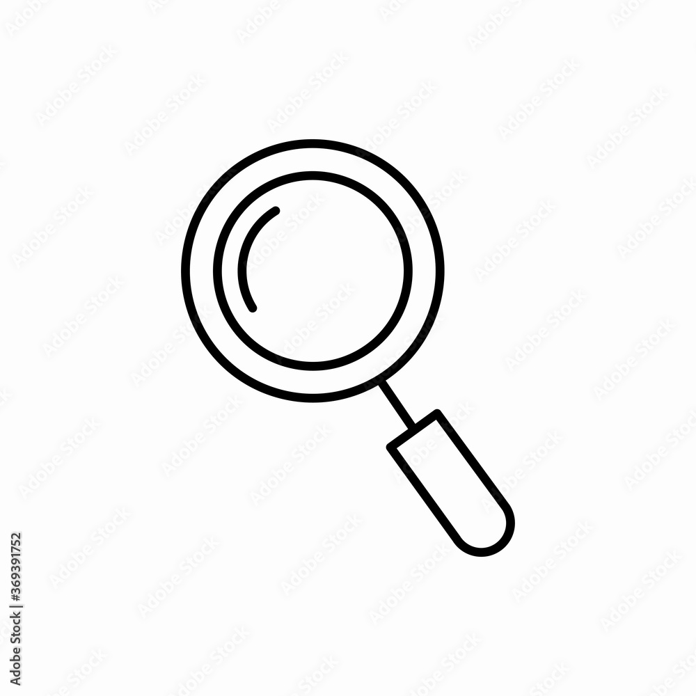 Outline search icon.Search vector illustration. Symbol for web and mobile Outline search icon.Search vector illustration. Symbol for web and mobile