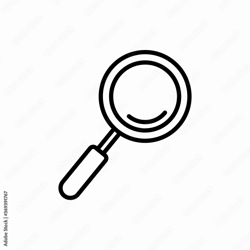 Outline search icon.Search vector illustration. Symbol for web and mobile Outline search icon.Search vector illustration. Symbol for web and mobile